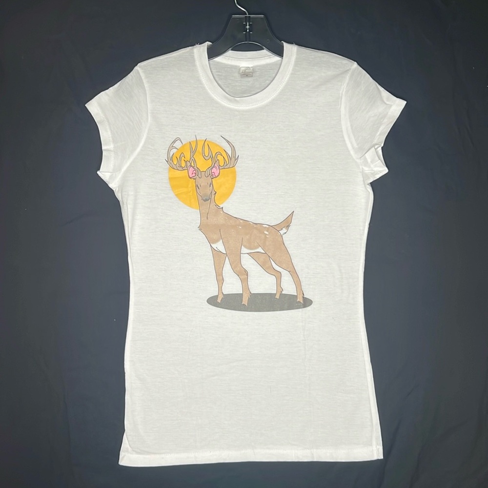 Women’s PIMA FITTED T-SHIRT TOP (find the hidden message) NWOT MANY SIZES